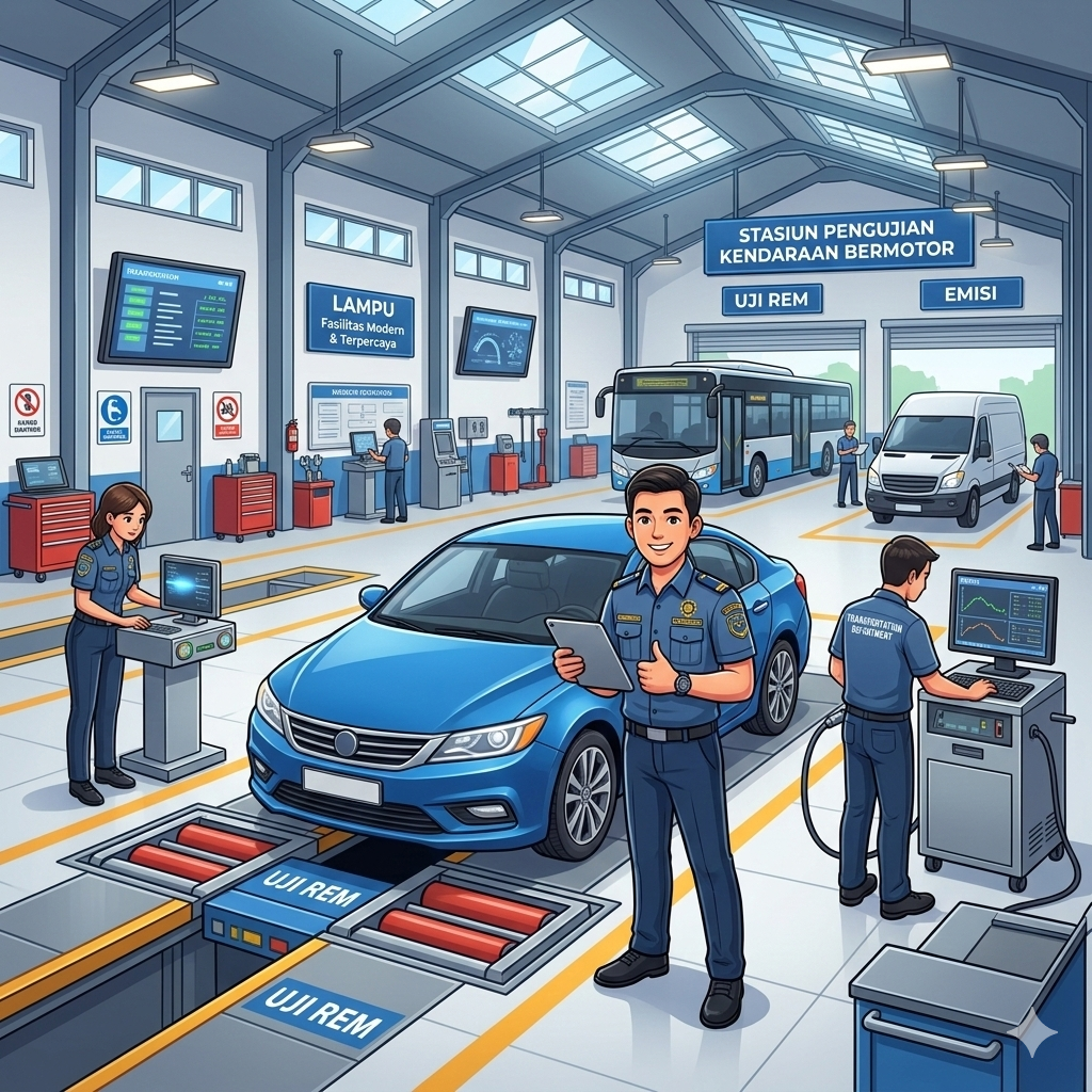 Pengujian Kendaraan Bermotor (Animasi)